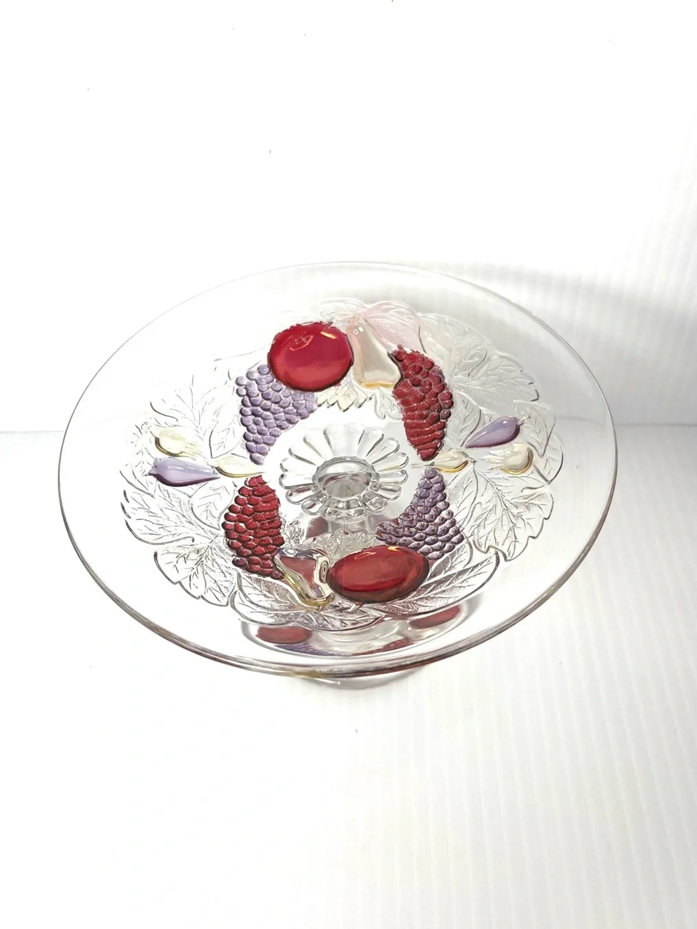 Vintage Westmoreland Della Robbia Compote/Footed Mint Dish